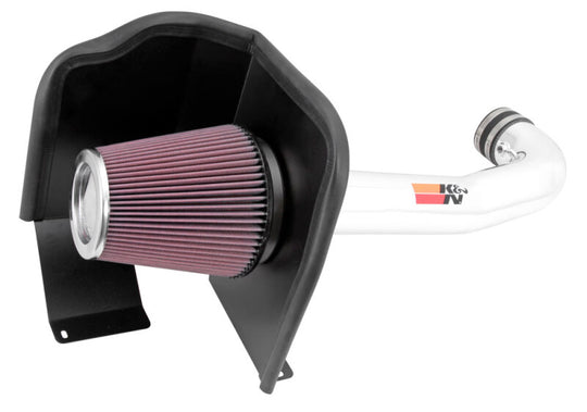 K&N 77 Series Performance Cold Air Intake Kit for Chevy/GMC Silverado, Sierra, Suburban, Tahoe, and Yukon 2014-2015 models.
