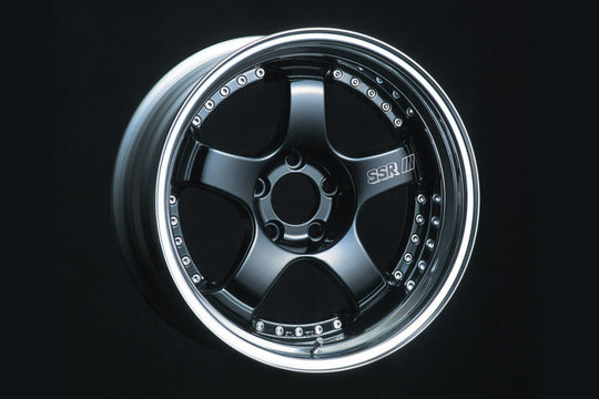 SSR SP1 Trail 17x8.5 forged flat black wheel with +00 offset and 6x139.7 bolt pattern, designed for off-road vehicles.