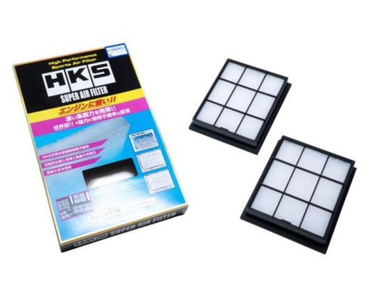 HKS Super Air Filter Nissan Type 9, direct fit performance air filter for improved engine airflow and filtration.