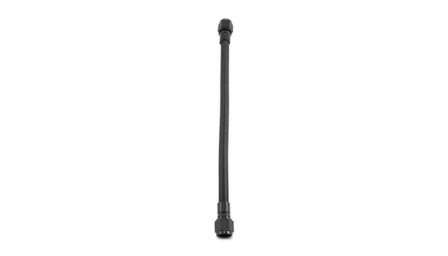 Vibrant PTFE Flex Hose Assembly -8AN, 24-inch length with straight hose ends, durable and flexible automotive fluid transfer hose
