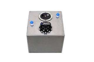 Aeromotive TRV 6-gallon brushless spur fuel cell for high-performance fuel systems, featuring durable construction and secure fittings.