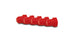 Vibrant Male AN Flare Plug AN -3 fitting, metallic with a smooth flare design, suitable for automotive or industrial applications.