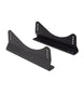 Black Sparco side mount aluminum seat bracket showing the sturdy frame and mounting holes for racing seat installation.