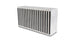 Vibrant intercooler core measuring 6x11.8x3 inches, with vibrant fins and tubing for efficient cooling in automotive applications.