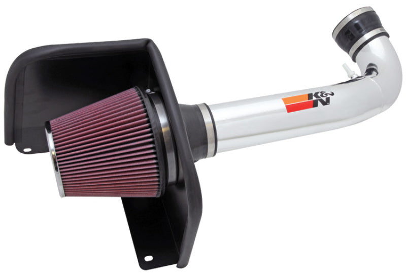 K&N Engineering high flow cold air intake kit for 2009-2010 Yukon, Sierra, Tahoe, Silverado, Escalade, with air filter and intake tubing