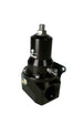 Aeromotive adjustable fuel pressure regulator with .500 valve, 30-120 PSI, two AN-12 inlets, and one AN-12 return port.
