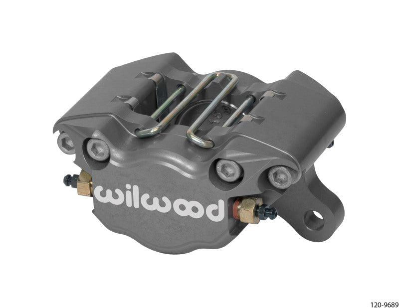 Wilwood Dynapro single brake caliper with 3.75-inch mount, 1.75-inch pistons, and .38-inch disc for high-performance braking.