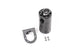 Radium Engineering single universal oil catch can kit with Fluid Lock, designed for automotive engine venting and oil catch systems.