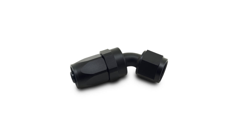 Vibrant -20AN 45-degree elbow hose end fitting for high-performance automotive fluid connections.