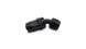 Vibrant 12AN 45-degree hose end fitting with vibrant orange and black finish, designed for high-performance automotive fluid connections.