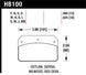 Hawk Performance Wilwood DL/Outlaw/Sierra 12mm HPS 5.0 street brake pads for high-performance vehicle braking systems.