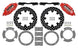 Wilwood 17-21 Can-Am X3RS front brake kit with red 6-piston calipers and drilled 11.25-inch rotors for high-performance braking