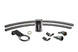 Corvette 2016-2023 Chevrolet Camaro SS Coupe aluminum oil catch can with mounting bracket, black finish, and branded logo.