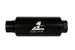 Aeromotive inline fuel filter with AN-12 ORB fitting and 10 micron microglass element for clean fuel filtration.