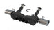 Borla catback exhaust system for Chevrolet Corvette C8 Z06 5.5L V8, featuring 3-inch ATAK mufflers and reused OE tips.