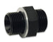 Vibrant brand straight adapter fitting with -8AN to 16mm x 1.5 threads and O-ring for secure connections.