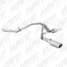MBRP catback dual side exhaust system for 2009 Chevy/GMC 1500 4.8L/5.3L EC/CC trucks, excluding 8 bed models.