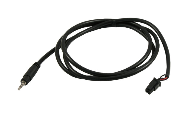 Innovate LM-2 serial patch cable for gauge components, black cable with connectors, used for automotive diagnostics and data logging.