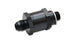 Vibrant Fuel Pump Check Valve -8AN Male Flare to 12mm x 1.5 Metric fitting, with metal construction and threaded connections.