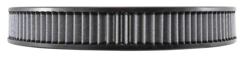 K&N Engineering custom cotton gauze air filter, 14-inch diameter, drop-in style, for improved engine airflow and filtration.