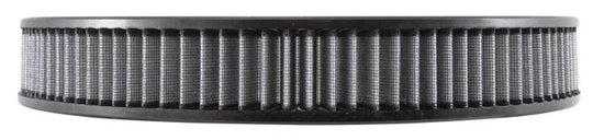 K&N Engineering custom cotton gauze air filter, 14-inch diameter, drop-in style, for improved engine airflow and filtration.