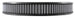 K&N Engineering custom cotton gauze air filter, 14-inch diameter, drop-in style, for improved engine airflow and filtration.