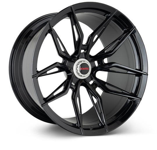 Vossen forged NF11 22x12.5 gloss black rear wheel for Ferrari 812 Superfast/GTS, 5x114.3 bolt pattern, ET46 offset