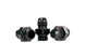 Aeromotive -6 AN Fitting Kit for fuel regulator, includes fittings and connectors, shown in a close-up image.