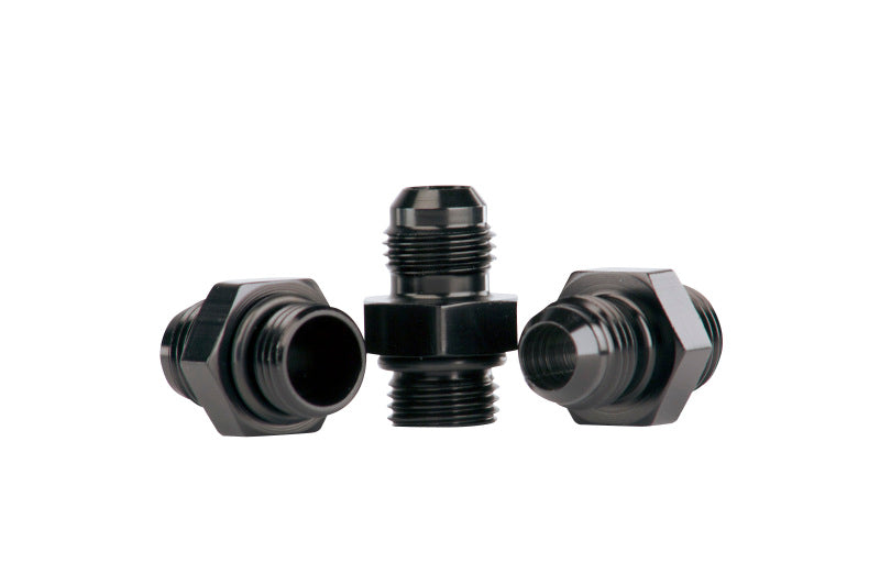 Aeromotive -6 AN Fitting Kit for fuel regulator, includes fittings and connectors, shown in a close-up image.