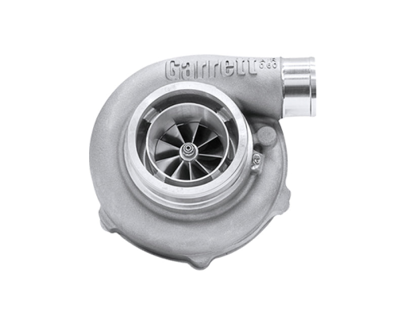 Garrett GTX3076R Gen II Super Core assembly turbocharger with detailed metal components and turbine wheel.