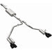 Magnaflow 2021 GMC Yukon V8 6.2L Street Series cat-back performance exhaust system installed on vehicle with chrome tips