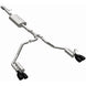 Magnaflow 2021 GMC Yukon V8 6.2L Street Series cat-back performance exhaust system installed on vehicle with chrome tips