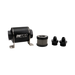 DeatschWerks stainless steel 6AN inline fuel filter housing kit with 10-micron filter for universal use, 70mm size.