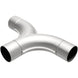 MagnaFlow Smooth Trans T 2.50-inch stainless steel connecting pipe with 90/90 degree bends for exhaust systems.
