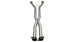 CORSA Performance X pipe exhaust for Chevrolet Corvette C6 2009-2013 with 6.2L V8 engine, showing the metal pipe and connectors.