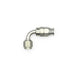 DeatschWerks 6AN female swivel 90-degree hose end fitting with PTFE and olive insert, suitable for high-performance fuel or oil lines.