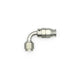 DeatschWerks 6AN female swivel 90-degree hose end fitting with PTFE and olive insert, suitable for high-performance fuel or oil lines.
