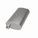 MagnaFlow Mag SS muffler with 22x5x11 inch dimensions and 3x3 inlet/outlet, showing the stainless steel construction and inlet pipes.