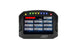AEM CD-5LG Carbon Logging Digital Dash Display gauge with internal 10Hz GPS and antenna, mounted on a vehicle dashboard.