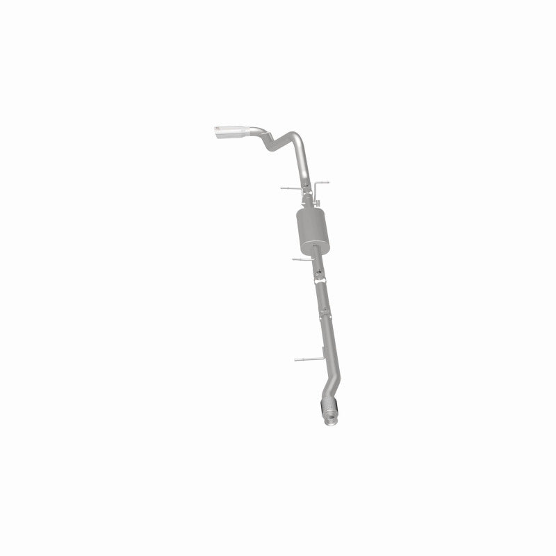 Magnaflow catback exhaust system for 2014 Chevy Silverado V8 5.3L CC/EC cab with single rear exit stainless steel tailpipe