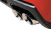 Polished CORSA Performance catback exhaust system for 2012-2015 Chevrolet Camaro ZL1 coupe with 6.2L V8 engine, showing the chrome finish.