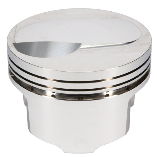 JE Pistons forged piston set for Chevrolet Big Block engine, showing 4.530-inch bore and 1.645-inch compression height.