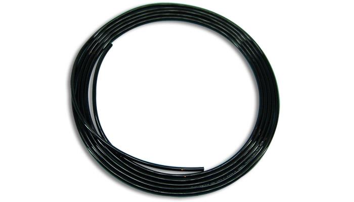 Black Vibrant polyethylene tubing, 5/32 inch (4mm) outer diameter, 10-foot hose for fluid transfer and irrigation.