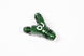 Radium Engineering dual 6AN to 8AN Y-adapter fitting showing metal fittings with threaded ends and anodized finish.
