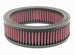 K&N Engineering custom 7-inch diameter drop-in air filter with 5.5-inch inner diameter and 2-inch height for vehicle airflow.