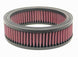 K&N Engineering custom 7-inch diameter drop-in air filter with 5.5-inch inner diameter and 2-inch height for vehicle airflow.
