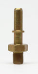 Walbro Bundy style fuel fitting showing metal connector with threaded end for fuel line attachment