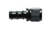 Vibrant aluminum -4AN push-on straight hose end fitting for high-performance automotive and fluid transfer applications.
