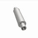 MagnaFlow Mag SS muffler with 14x4x4 inch size and dual 2.25x2.25 inch inlet and outlet pipes, designed for vehicle exhaust systems.