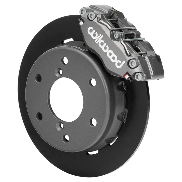Wilwood 2024 Can Am Maverick front performance drill brake kit with 11.60-inch anodized brake rotors.